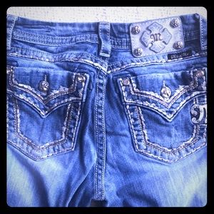 Miss me size 28 straight easy fit jeans